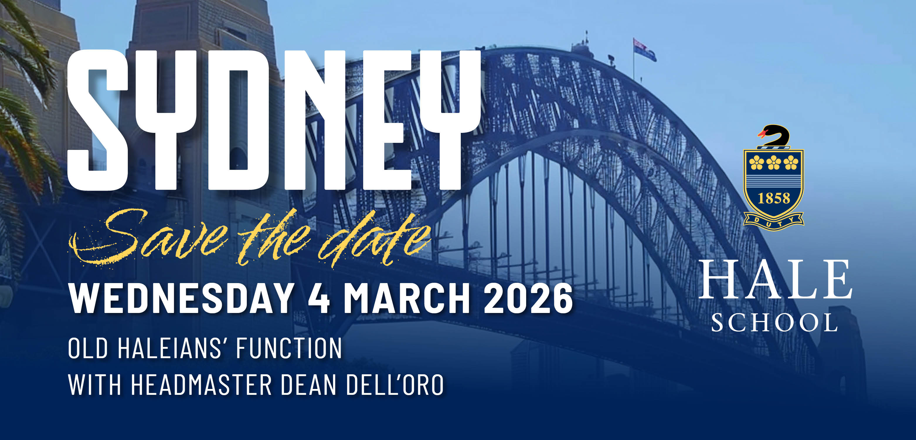 Old Haleians' Sydney Sundowner