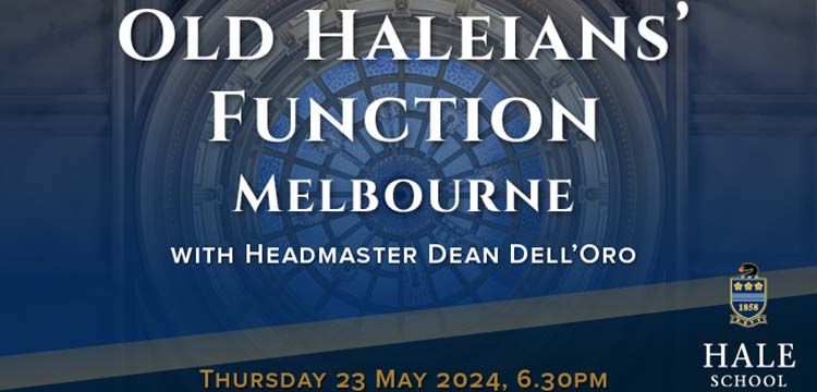 An evening in Melbourne with the Headmaster