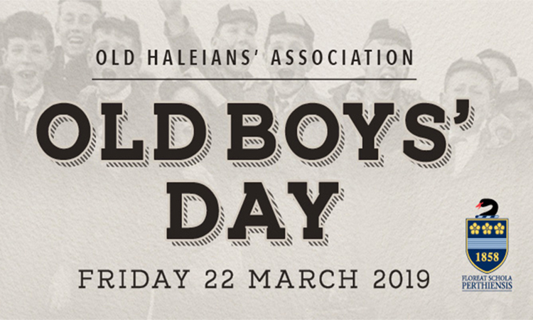 Invitation to Old Boys' Day 2019